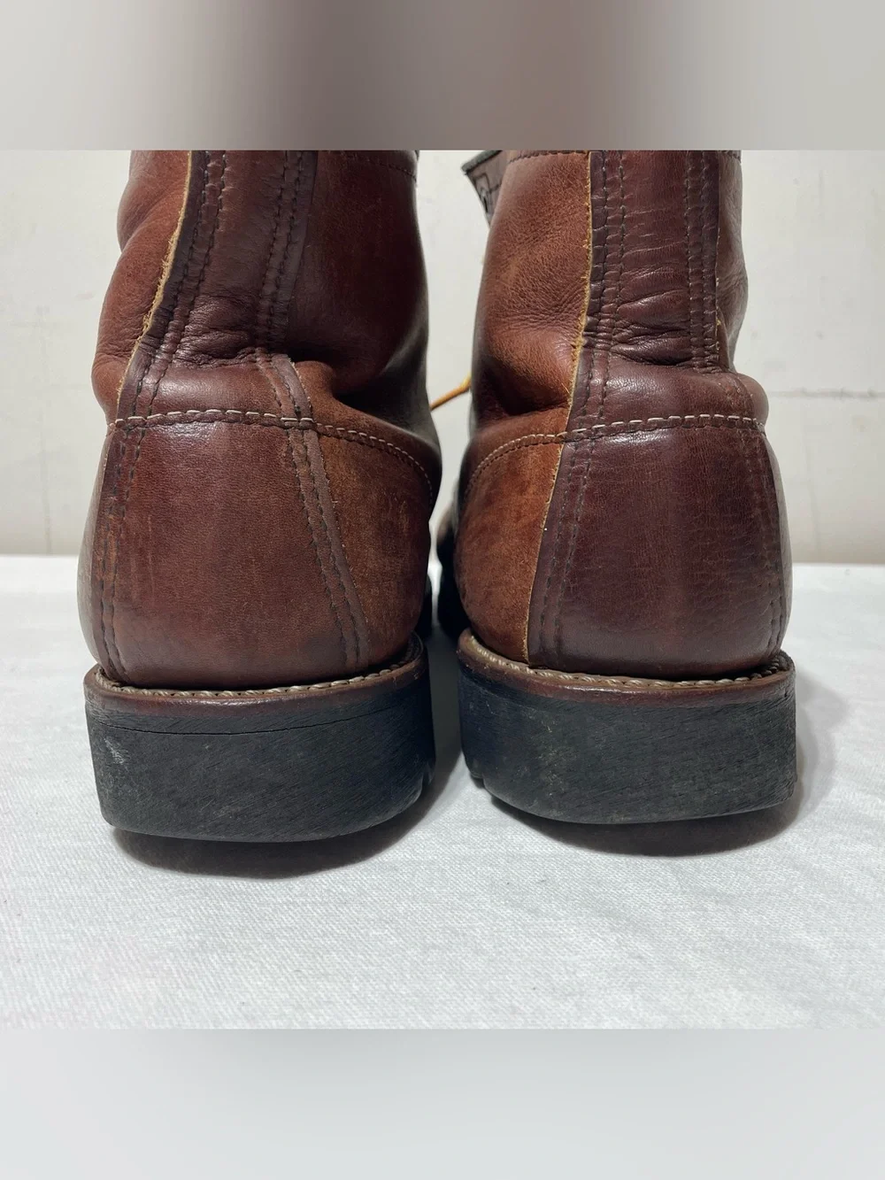 Red Wing 4183 Roughneck Moc Toe Boots Men’s 10D Briar Oil Slick USA 2007